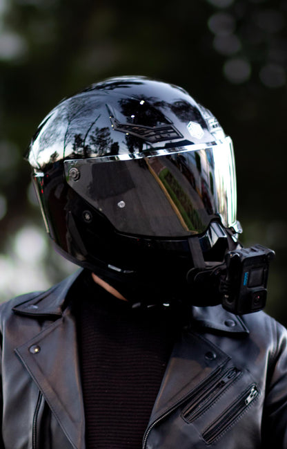 Casco Para Moto Ilm Vendetta Mf509 Negro Gloss.