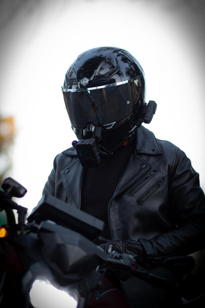 Casco Para Moto Ilm Vendetta Mf509 Negro Gloss.