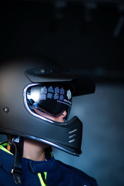 Casco Para Moto Integral Retro Vintage Ilm Z502 NEGRO MATE