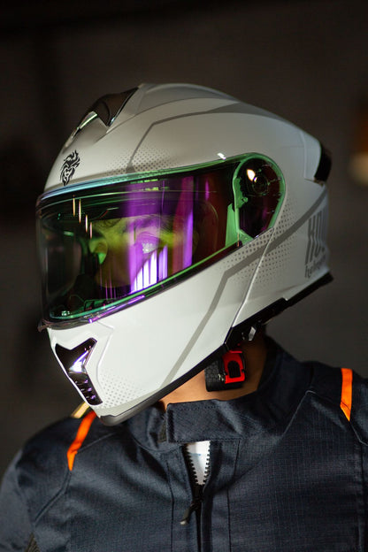 CASCO THUNDER WAVES BLANCO