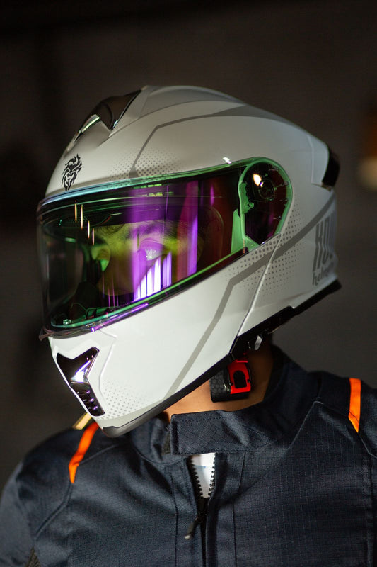 CASCO THUNDER WAVES BLANCO