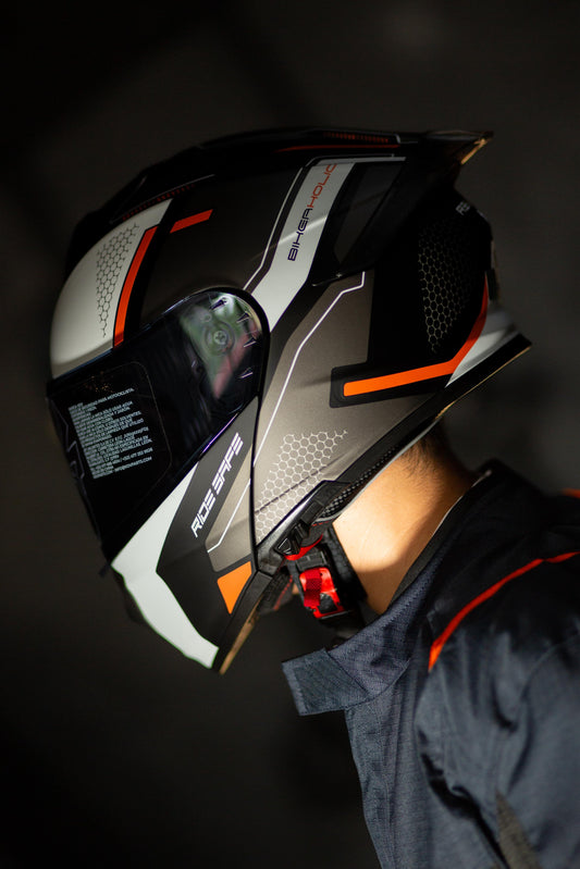CASCO THUNDER REVENGE NARANJA