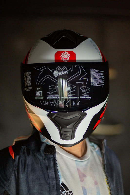 CASCO THUNDER REVENGE ROJO