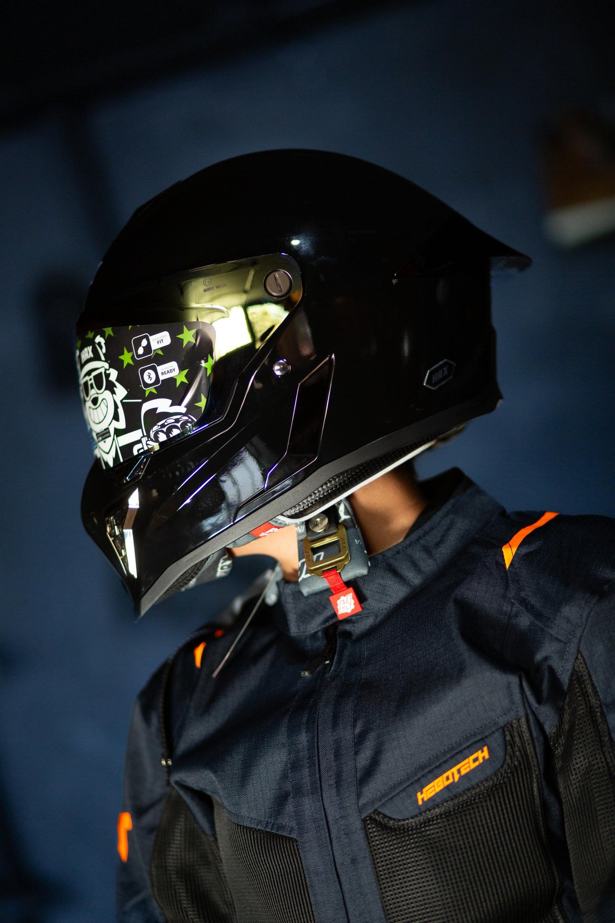 Casco Integral Hax Pearl Gun Metal