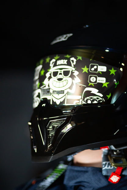 Casco Integral Hax Pearl Gun Metal