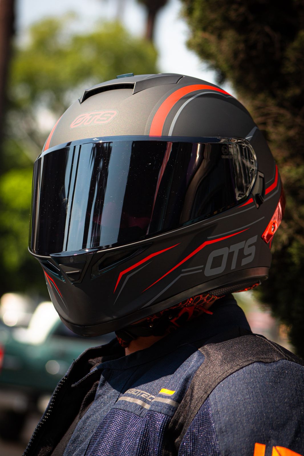 Casco HAX OTS Springer Negro Rojo