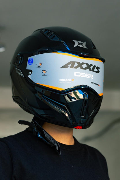 CASCO AXXIS GHOST SOLIDO A1 NEGRO GLOSS