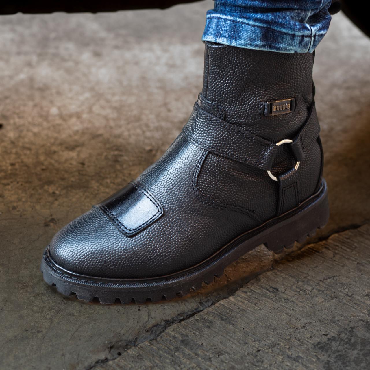 CHELSEA BIKER NEGRO