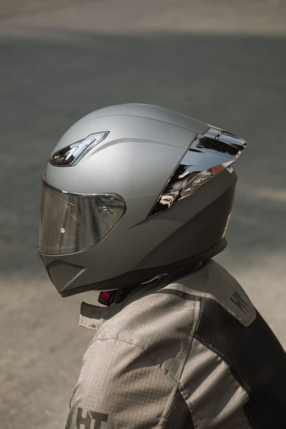 Casco Integral Onix Gun Metal Acabado Mate