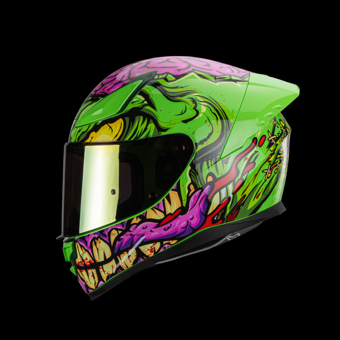 Casco Integral Onix Zombie Acabado Brillo
