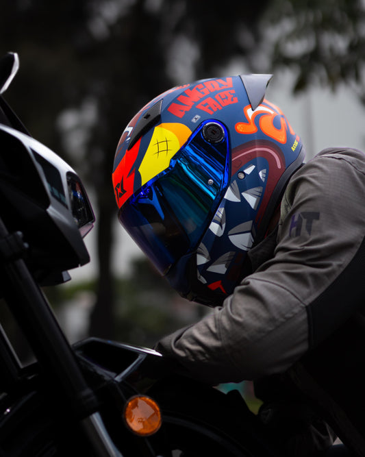 CASCO AXXIS FENIX ANGRY FACE