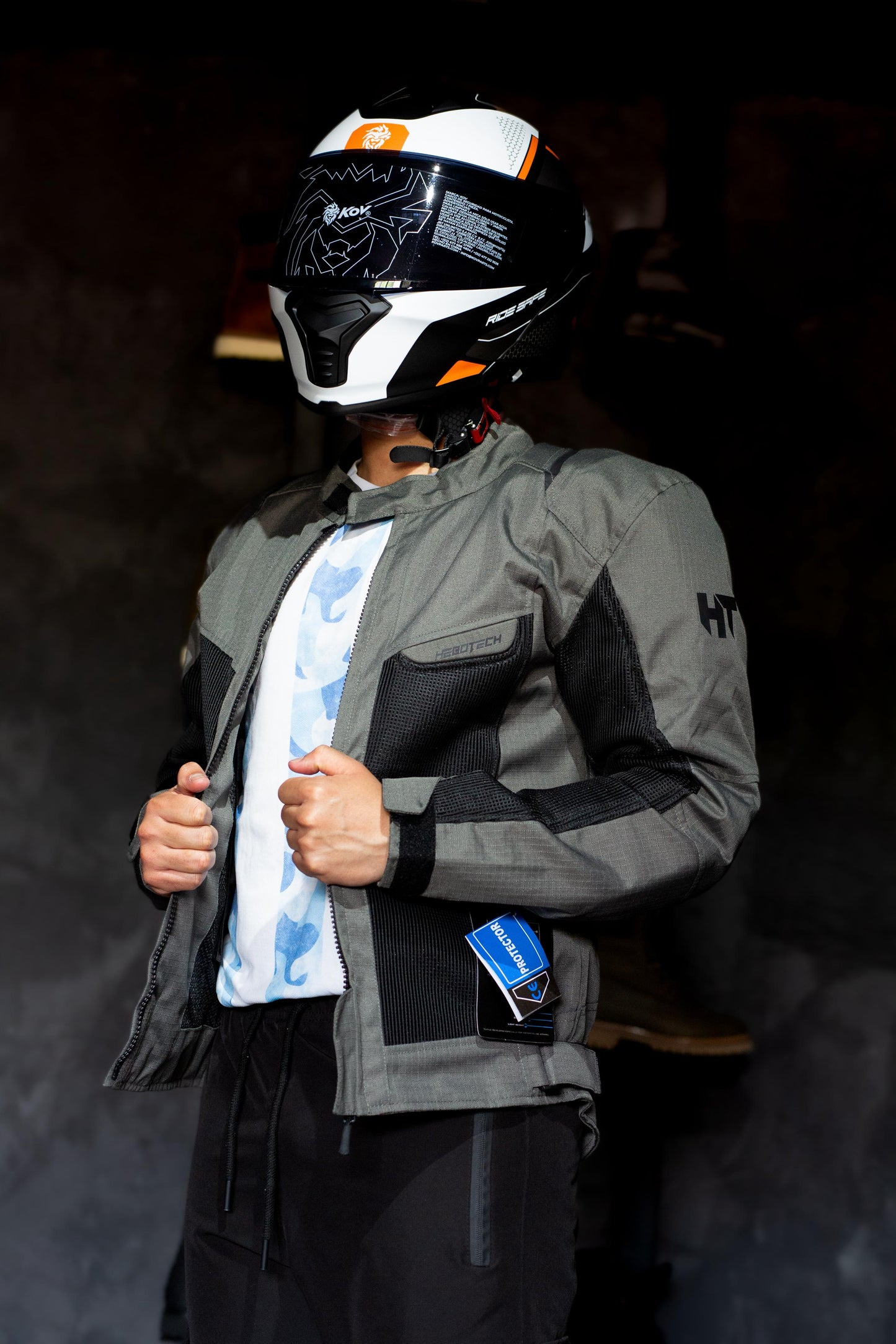 Chamarra HT MESHTECH  CHICAGO GRIS