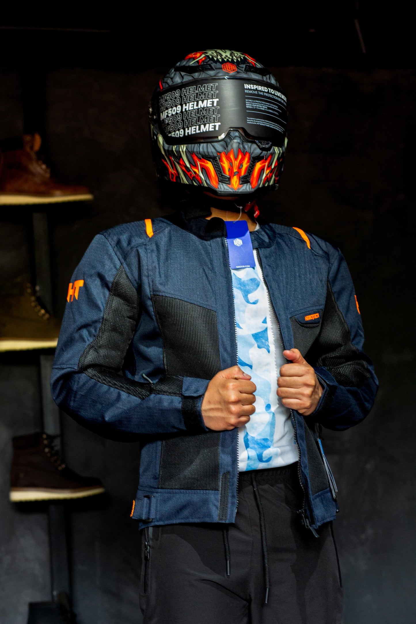 Chamarra HT MESHTECH  CHICAGO AZUL