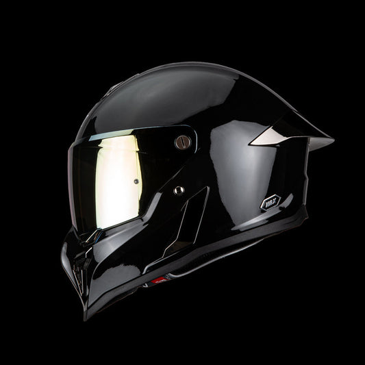 Casco Integral Hax Pearl Pearl Negro Brillo